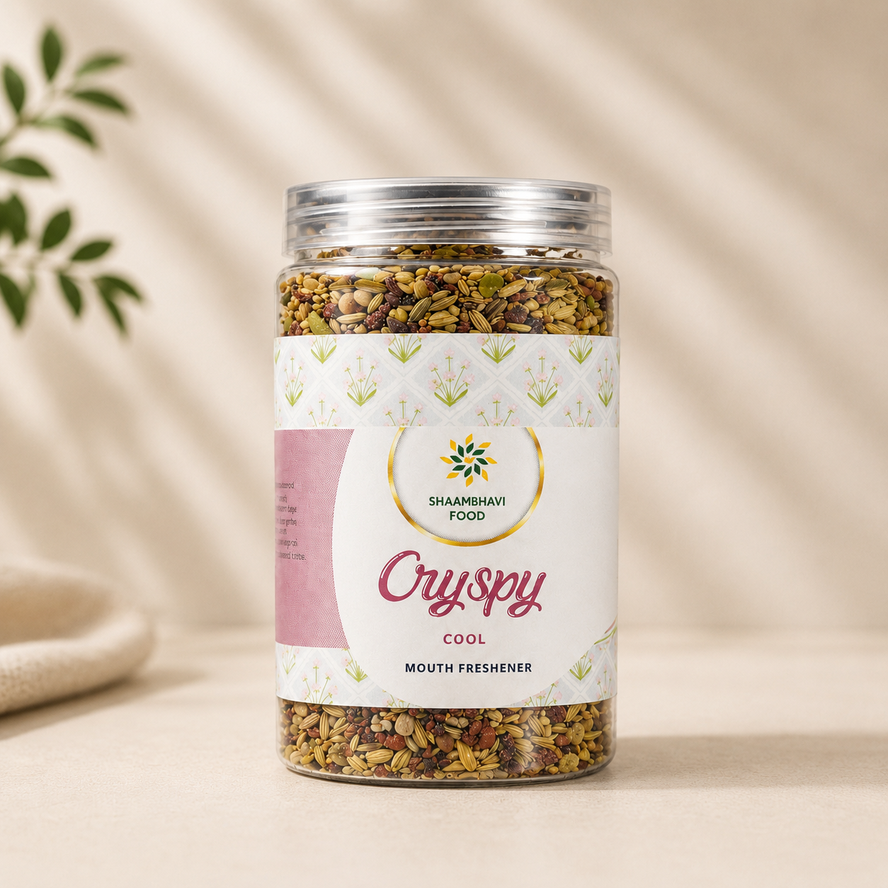 Crispy Cool Saunf Mix | Fennel Seeds, Dhania Dal & Sesame Blend | Sweet & Refreshing Mouth Freshener | Digestive Mukhwas