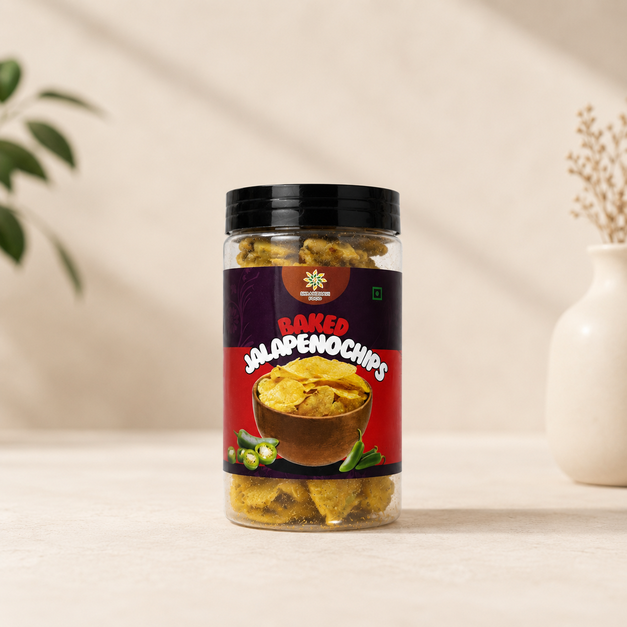 Jalapeno Chips | Crispy Wheat & Corn Flour Chips with Cheese, Chaat Masala & Spices | Spicy & Tangy Snack | Tea Time Munching